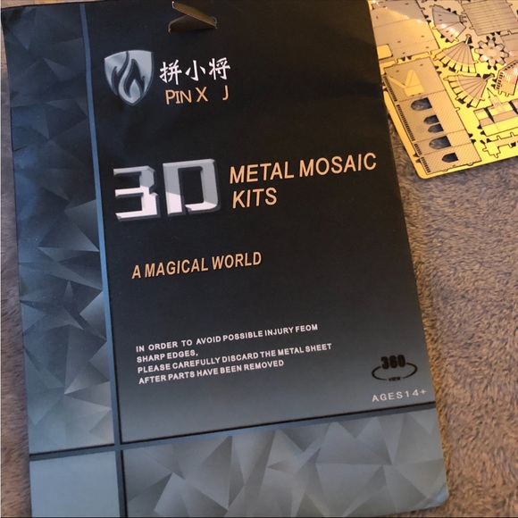 3D Metal Mosaic Kit Puzzle Castle looking like Disney Land Model Building  Kit - Picture 12 of 12